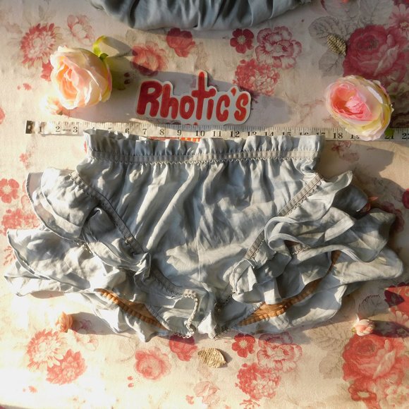 NWT Angelic Pale Blue Ruffle Soliana Shorts - Picture 2 of 7